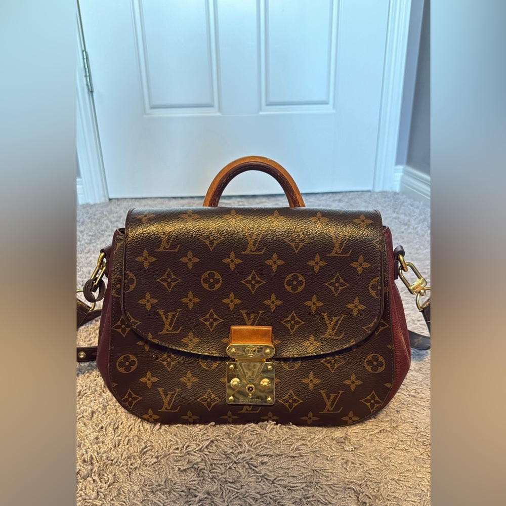 Louis Vuitton Brown and Burgundy Monogram Crossbody Bag